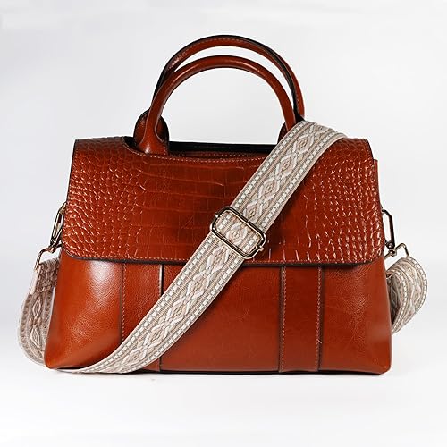 Miniatura 38 de Kolti Correa de repuesto para bolso, bolso cruzado a rayas anchas ajustables Hebilla de oro-04