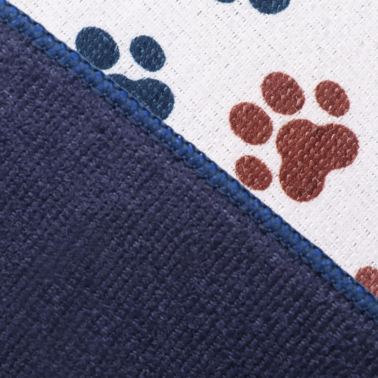 NEERAK Pet Feeding Mat- for Food and Water Bowl-No Stains Quick Dry Dog Water Dispenser Mat- Pet Supplies- Water Bowl for Messy Drinkers 50X75CM. (Pack of 1) 1