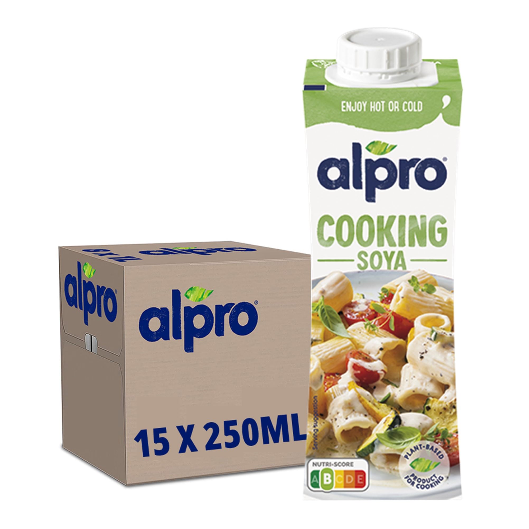 Alpro - Crème Végétale - Soja Pour Cuisiner - 250mL - Lot de 15x250mL
