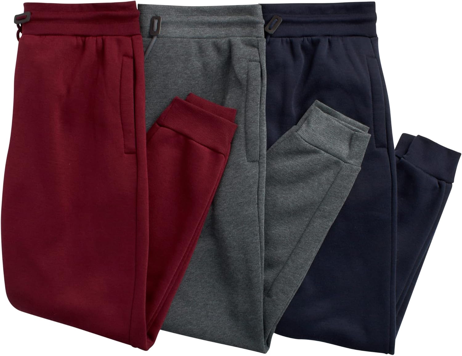 Galaxy by Harvic Womens Jogger Pants - 3 Pack Moisture Wicking Sweatpants Women - Athletic Fleece Joggers for Women (S-3X) - Image 4