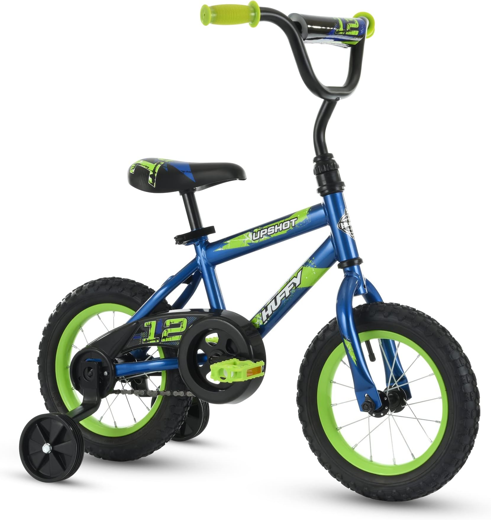 Huffy Upshot Boy's Bike, 12, 16, 20 Inch Sizes for Kids Ages 3 to 9 Years Old