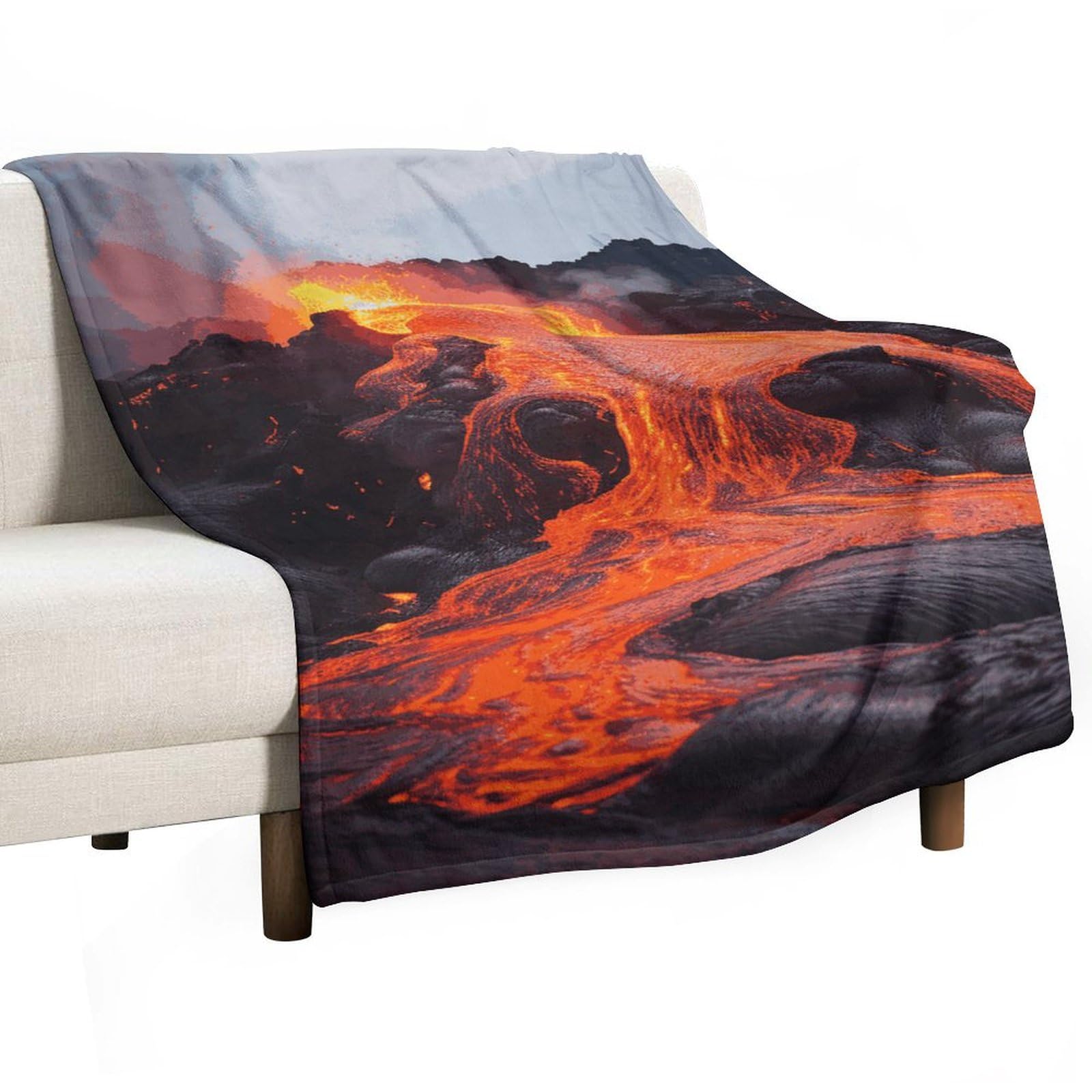 Couverture polaire en flanelle anti-courants d'air pour canapé et lit rouge