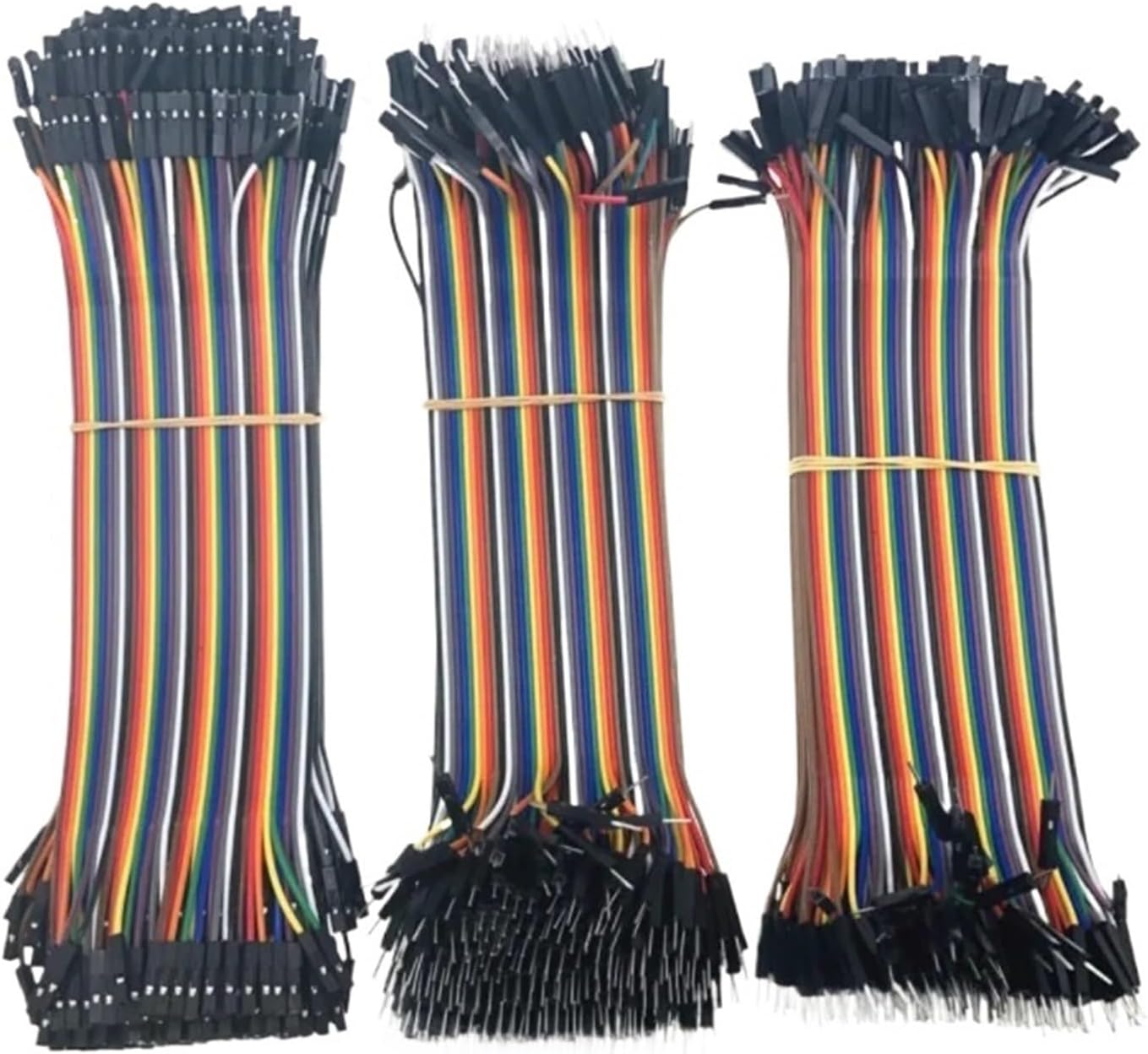 Line 10/15/20/30/40CM 40Pin Male to Male + Male to Female and Female to Female Jumper Wire Cable(30cm Female-Female)