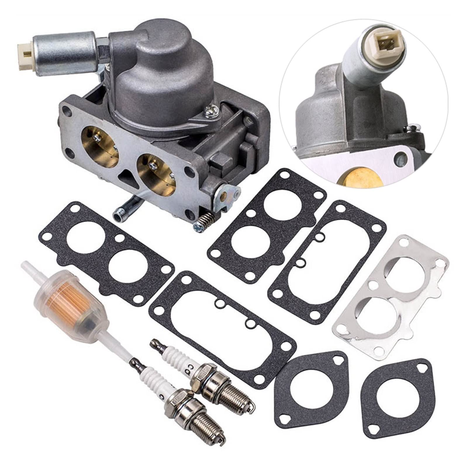 Carburador Carb Filter Reemplazar Las Piezas del Motor para Briggs & Stratton 799230 699709 499804 Cortacésped Carburador para desbrozadora