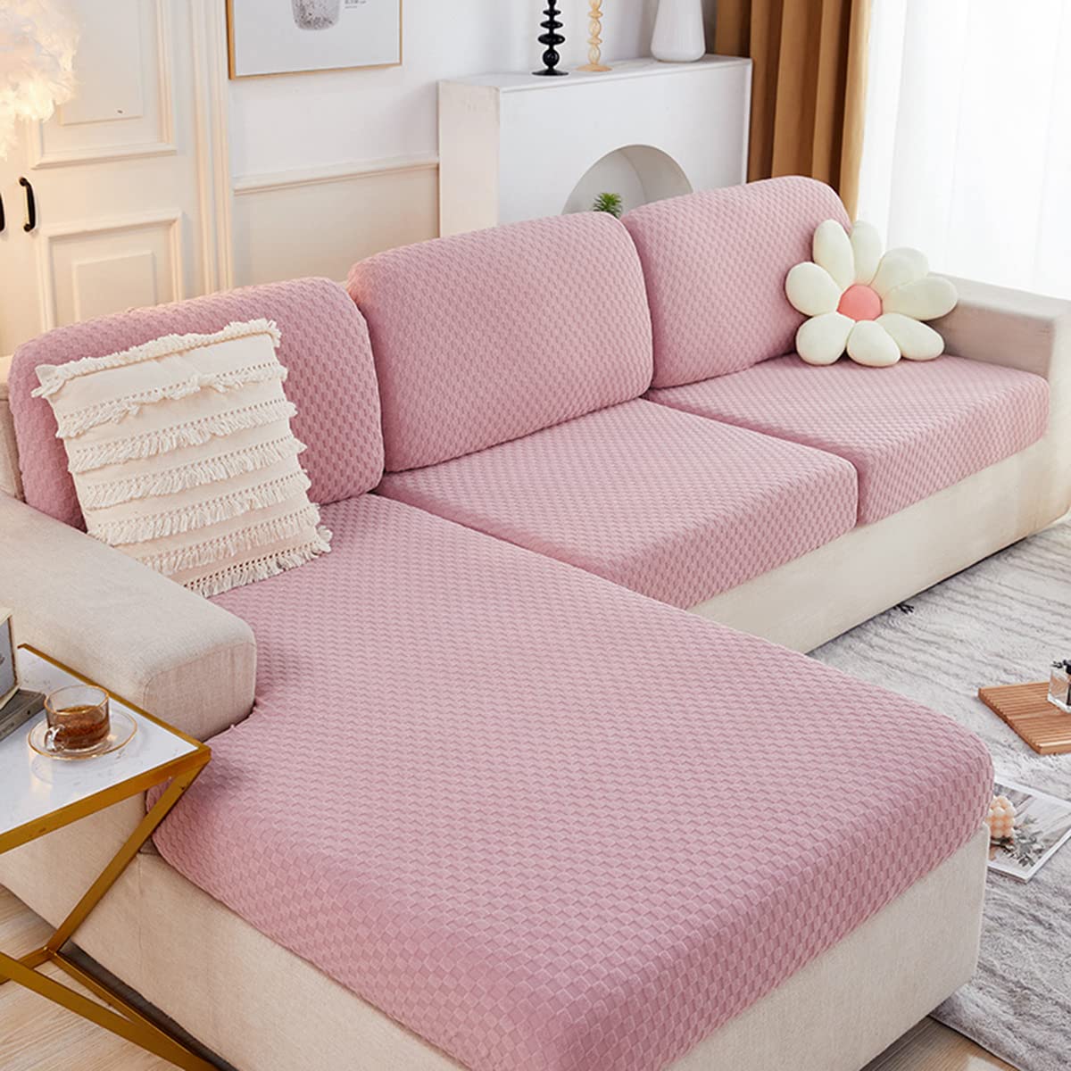 Housse de coussin de chaise pour sublimer votre salle à manger rose L