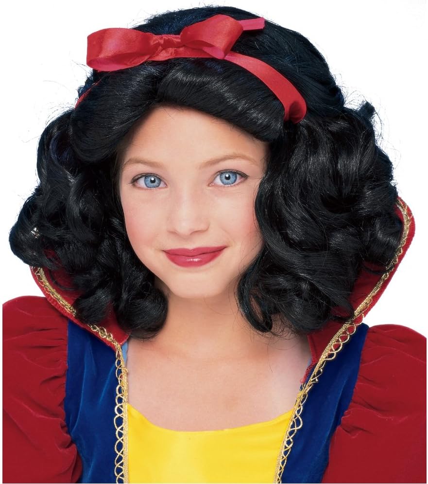 Rubie's Storybook Princess Child's Costume Wig, Black : Everything Else