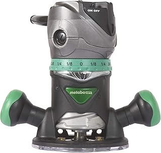 Metabo HPT Router | Base fija | Motor de 11 amperios | 2-1/4 pico HP | Velocidad variable | M12VC