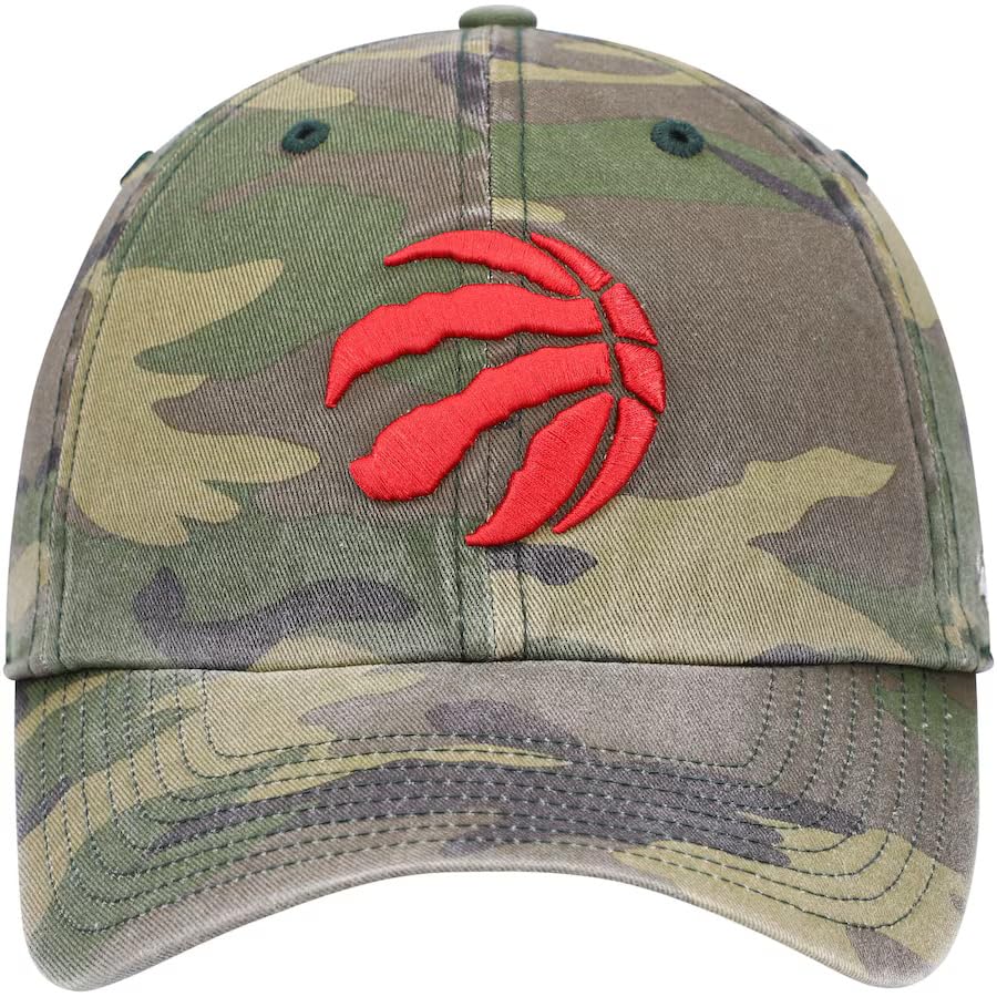 Casquette camouflage Raptors Toronto coupe décontractée ajustable coton '47