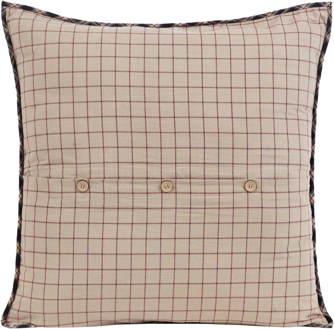 VHC Brands Bingham Star Quilted 5911 Euro Sham