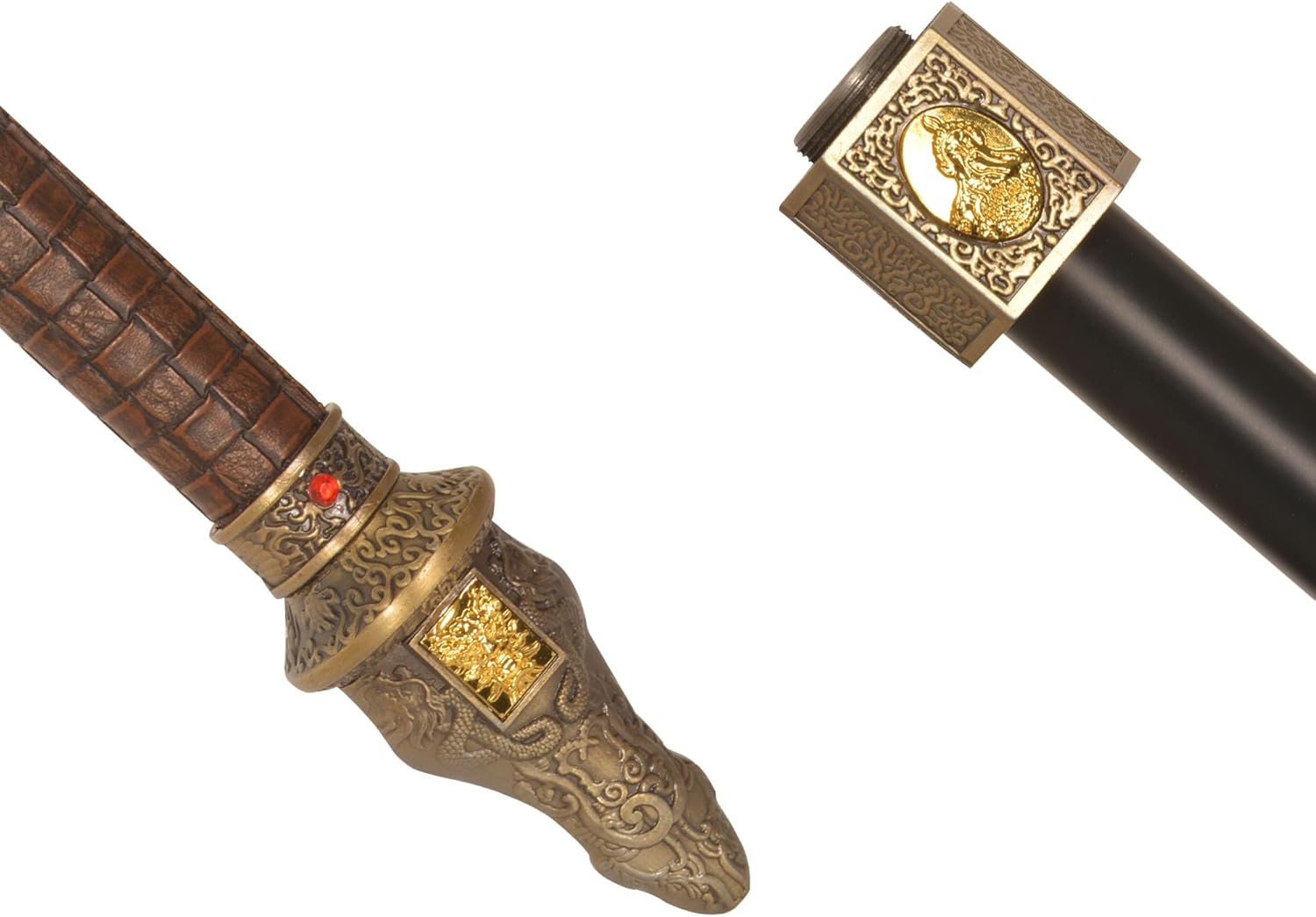 57-inch Spring Autumn Broadsword Martial Arts Guan Yu Green Dragon Crescent-Moon Blade Eighteen Weapons Collection
