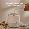 Humidificador de niebla fría 3 en 1 Frida Baby para habitaciones grandes, llenado superior, alivio de alergias, 60 horas + luz nocturna, apagado automático, silencioso, asa, difusor de aceites esenciales 3