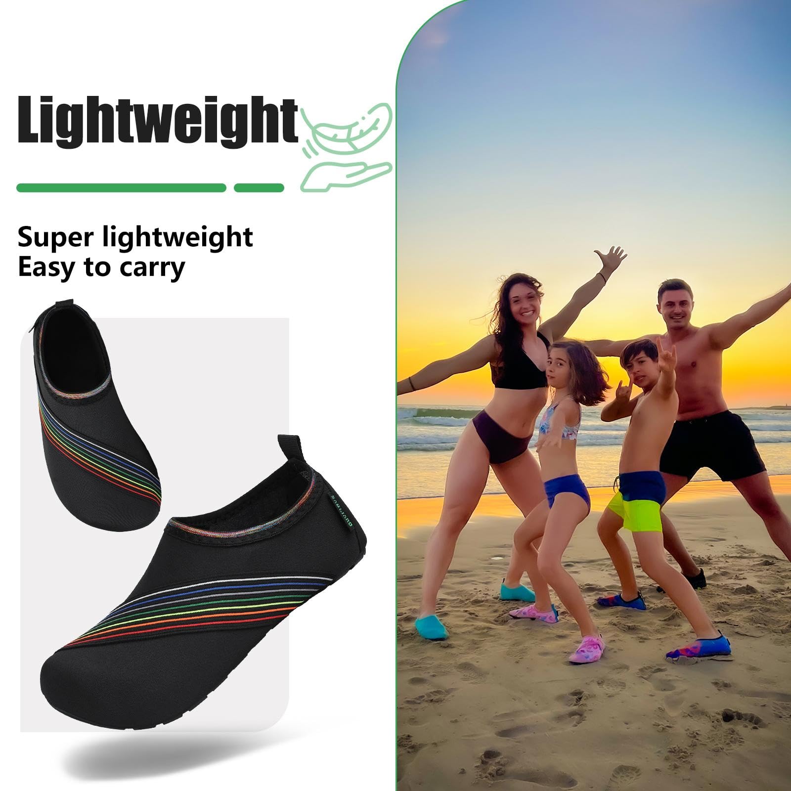 SAGUARO Scarpette da Scoglio Scarpe da Sport Acquatici, Unisex