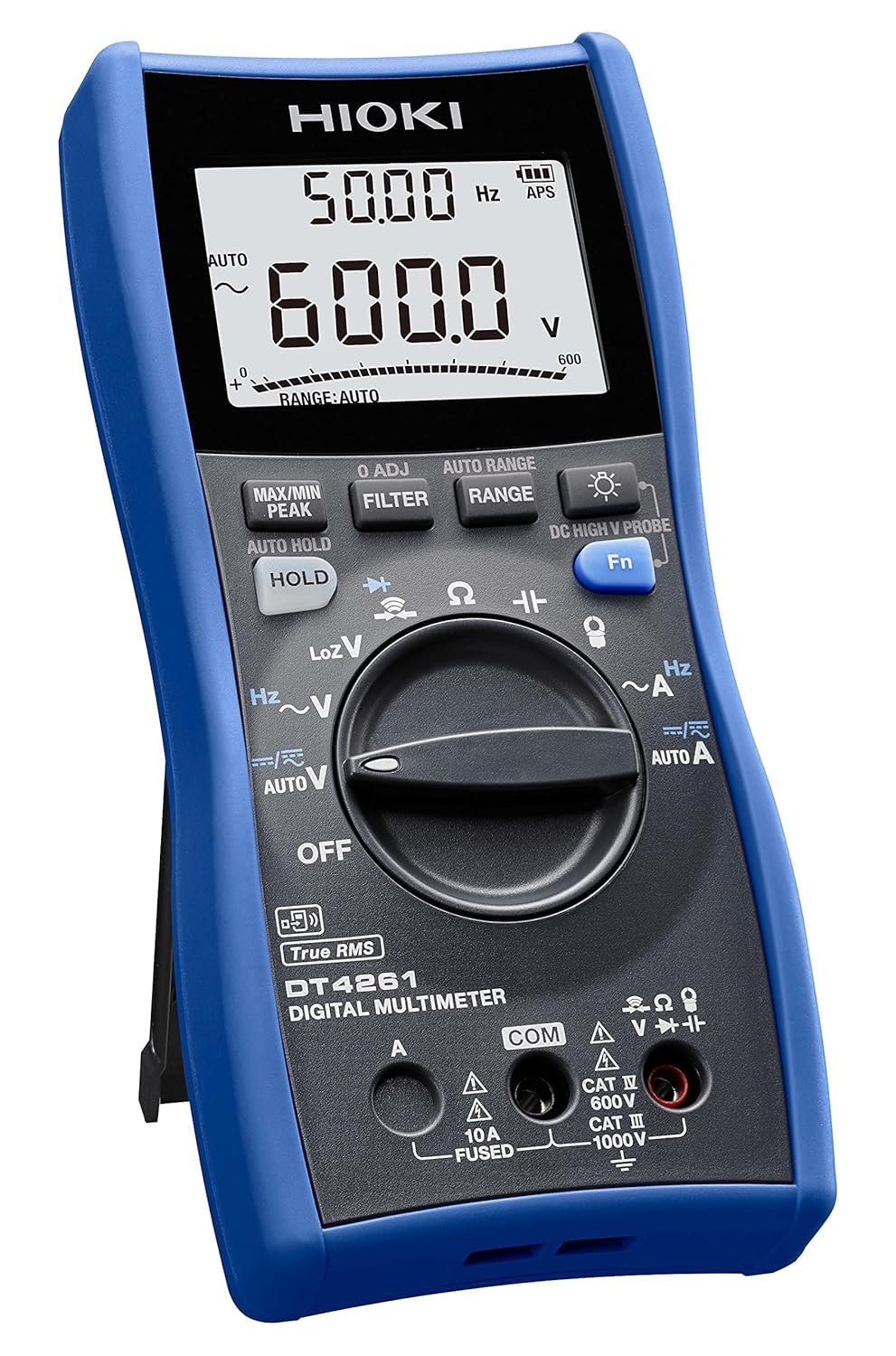 *Envío el mismo día* Multímetro digital – Multímetro portátil True RMS para mediciones eléctricas precisas en entornos industriales y de campo | Modelo: DT4261