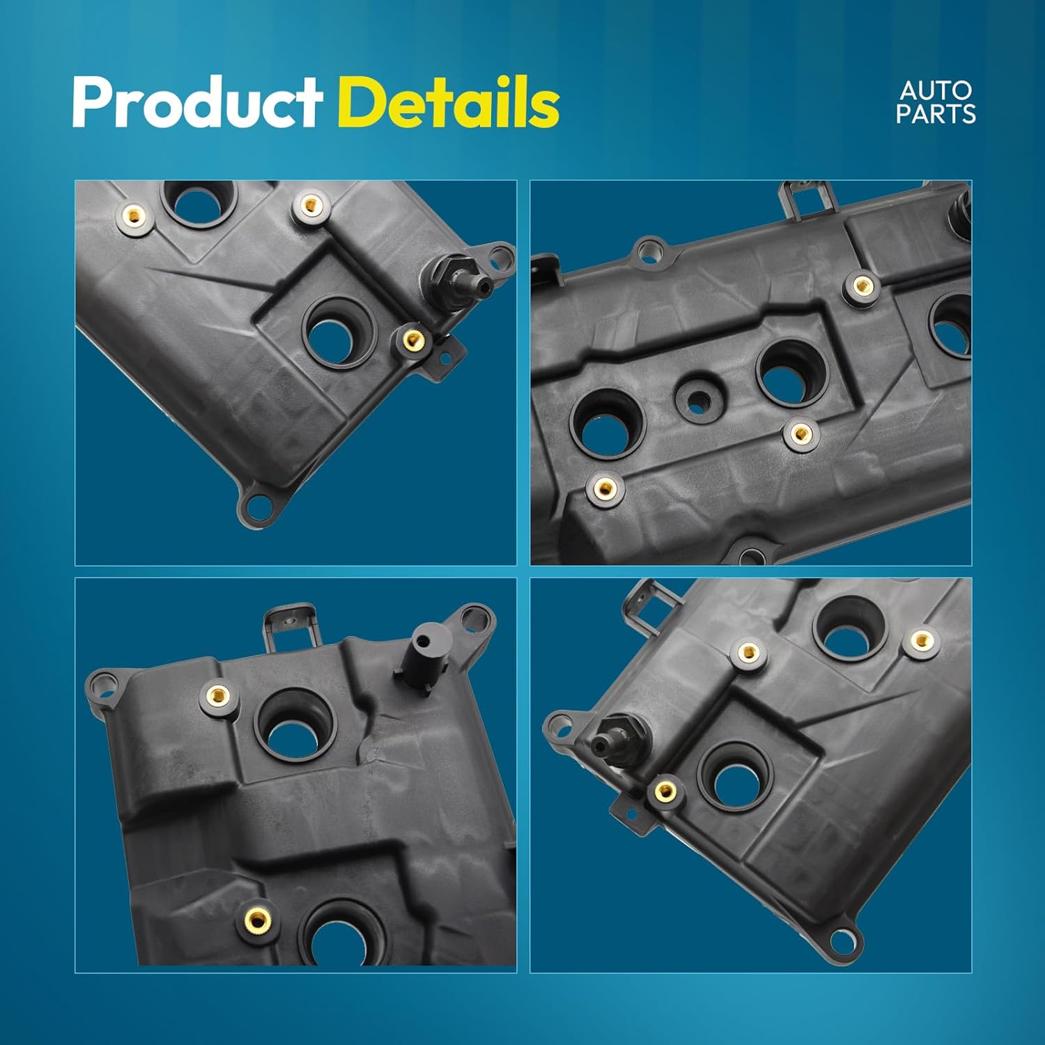 264-744 Engine Valve Cover with Gasket Bolts For Nissan Versa 1.8L 2007 2008 2009 2010 2011 2012 Replace OE 13264EM30A 13264EM30B 13264EM30C