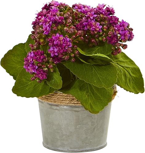 Miniatura 3 de Nearly Natural Arreglos artificiales Kalanchoe (juego de 3)