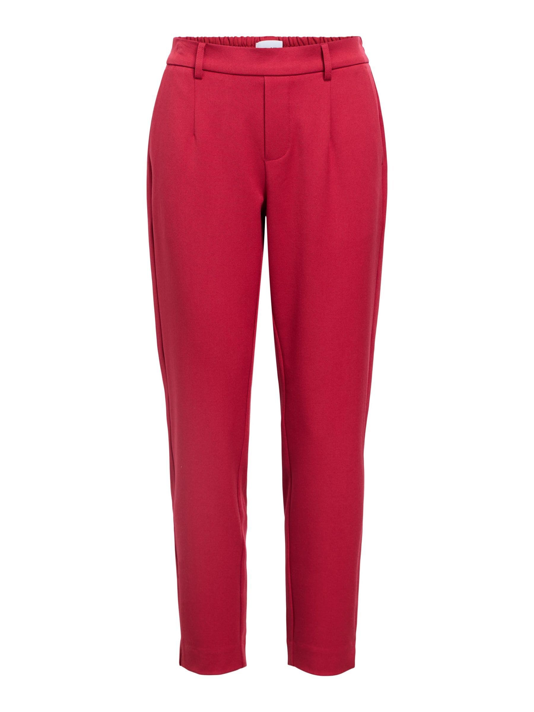 Trousers OBJLISA 40, Karanda Red, 40