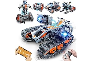 5 in 1 STEM Building Set with LED Light - APP & Remote Controlled Cars