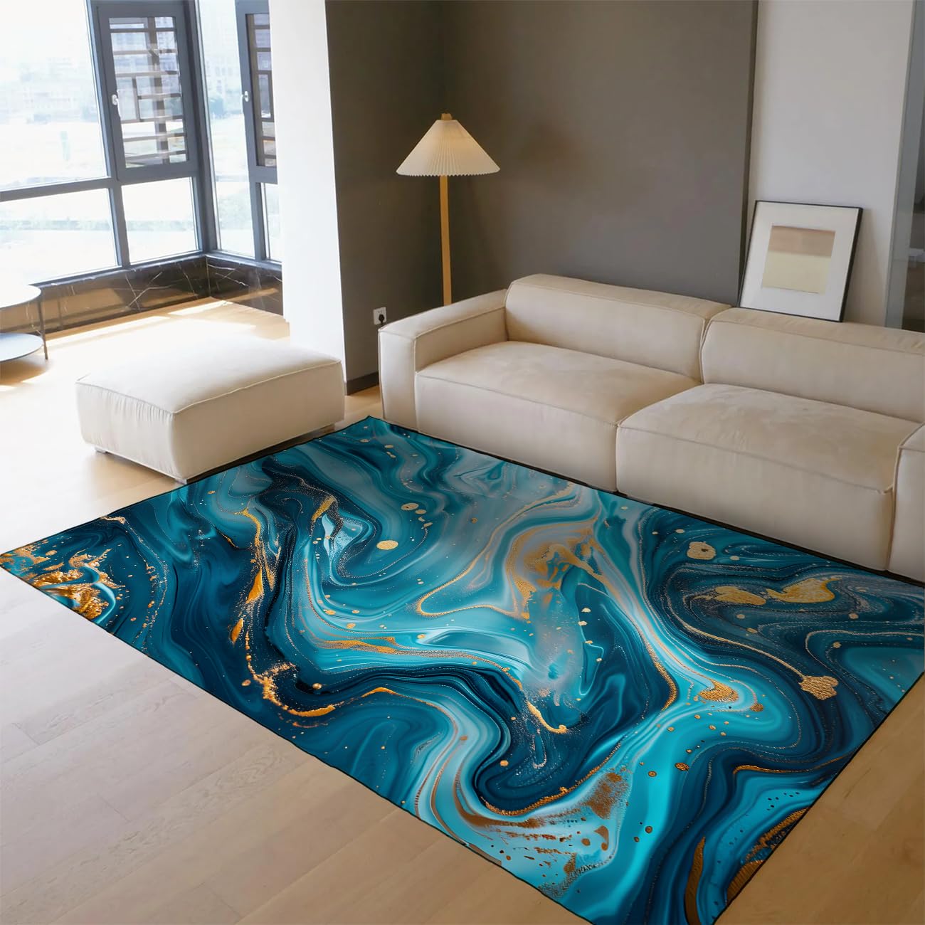 Tapis antidérapant lavable pour sécuriser le salon et protéger les parquets