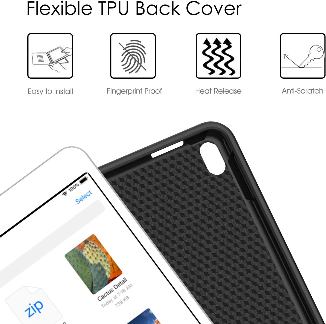 Onе-Dау Sаlе: Uр tо 50% оƒƒ Fintie Keyboard Case for iPad Pro 12.9-inch 2017/2015 (Old Model, 2nd & 1st Generation), Soft TPU Protective Cover, [7 Color Backlit] Magnetically Detachable Wireless Bluetooth Keyboard, Composition B