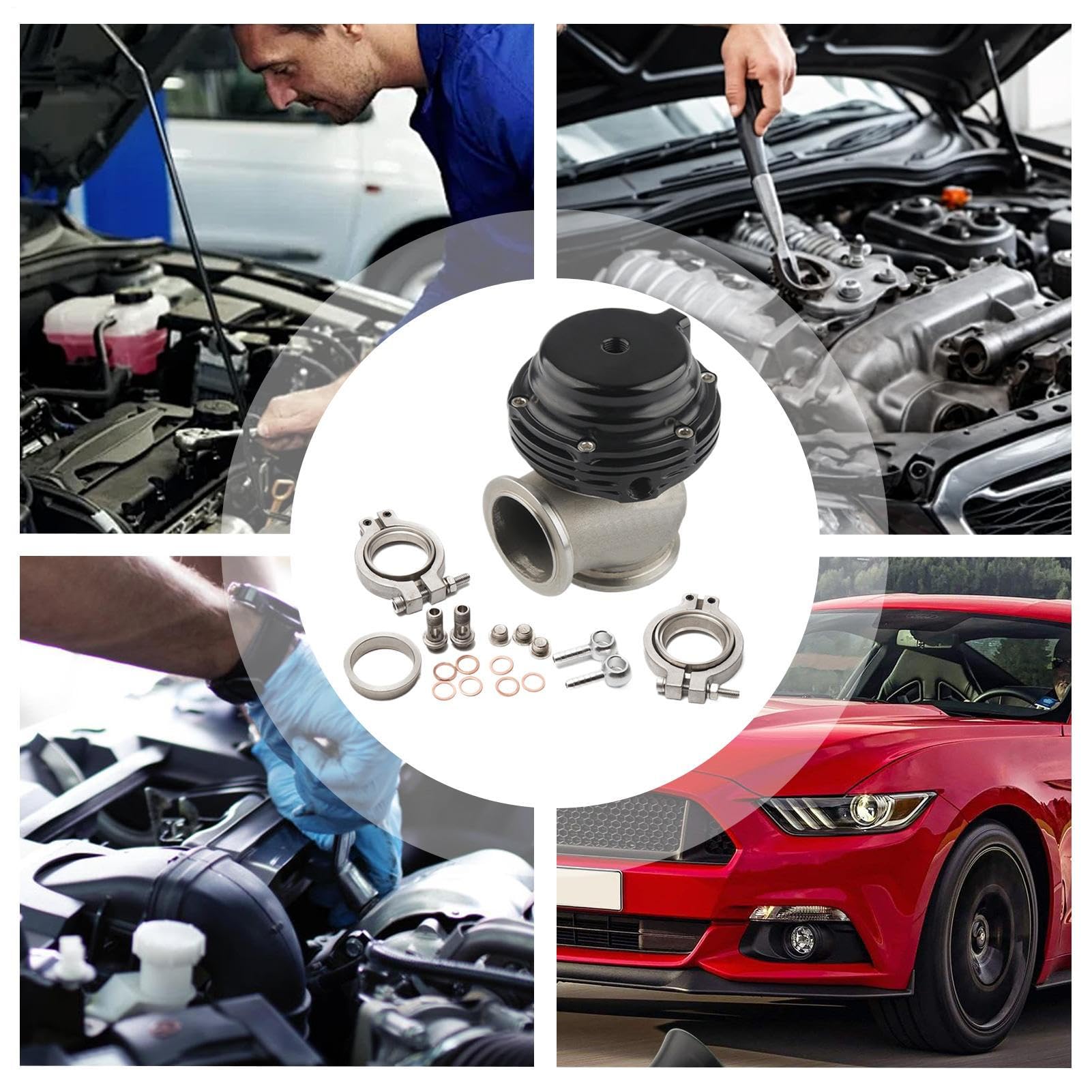 Blow Off Valve for Turbo, 38 mm wielokrotnego użytku zewnętrzny wastegate