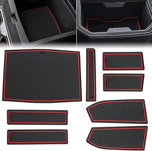 Miniatura 8 de Auovo 18 alfombrillas antipolvo para Toyota Tacoma accesorios 2023 2022 2021 2020 2016 2017 2018 2019 insertos para portavasos de coche consola