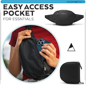 NOMATIC Navigator Collapsible Sling 3L - Crossbody Bag Sling Backpack - Light Collapsible Hiking Daypack Sling for Travel