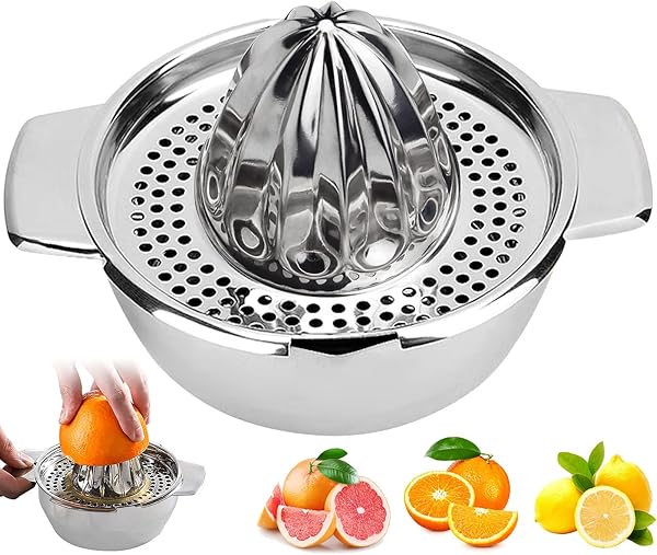 Kingozy Spremiagrumi Manuale in Acciaio Inox