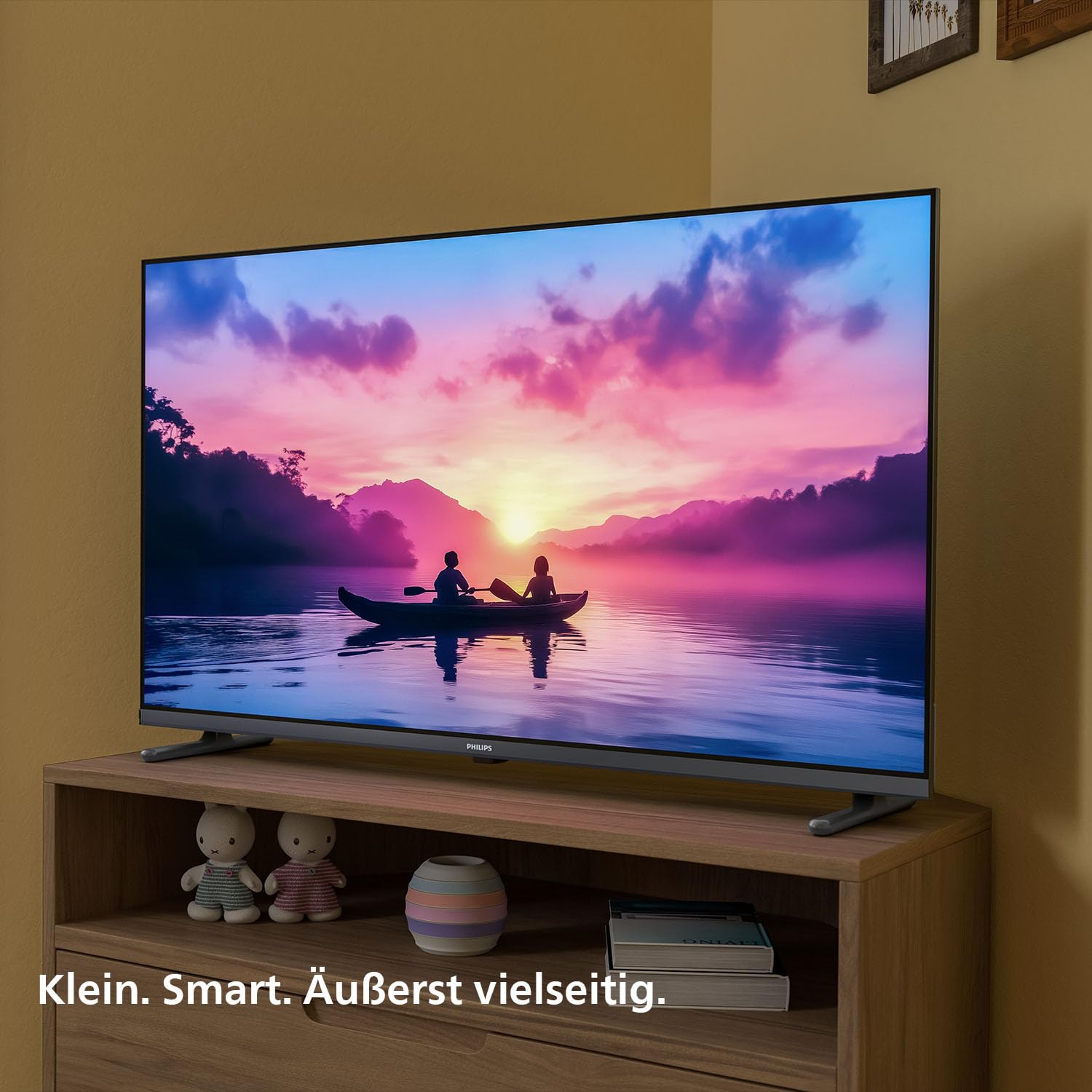 Philips 32PFS6000 2K HD LED Smart TV - 32 Zoll Display mit Pixel Plus, Titan OS Plattform und Dolby Digital Sound - Funktioniert mit Alexa und Google Sprachassistent