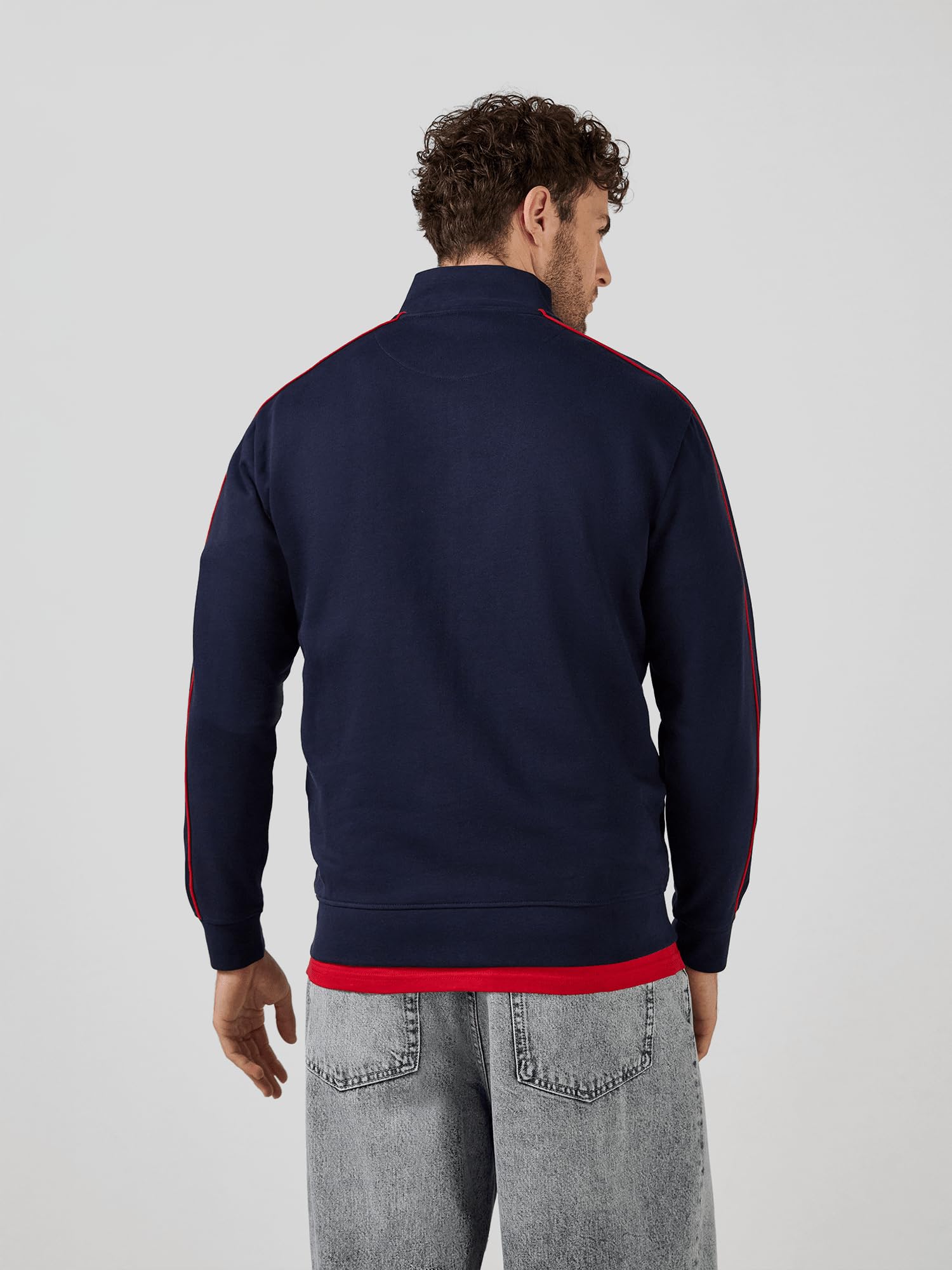 FC Bayern München | Zip-Jacke Essentials | Herren | Navy