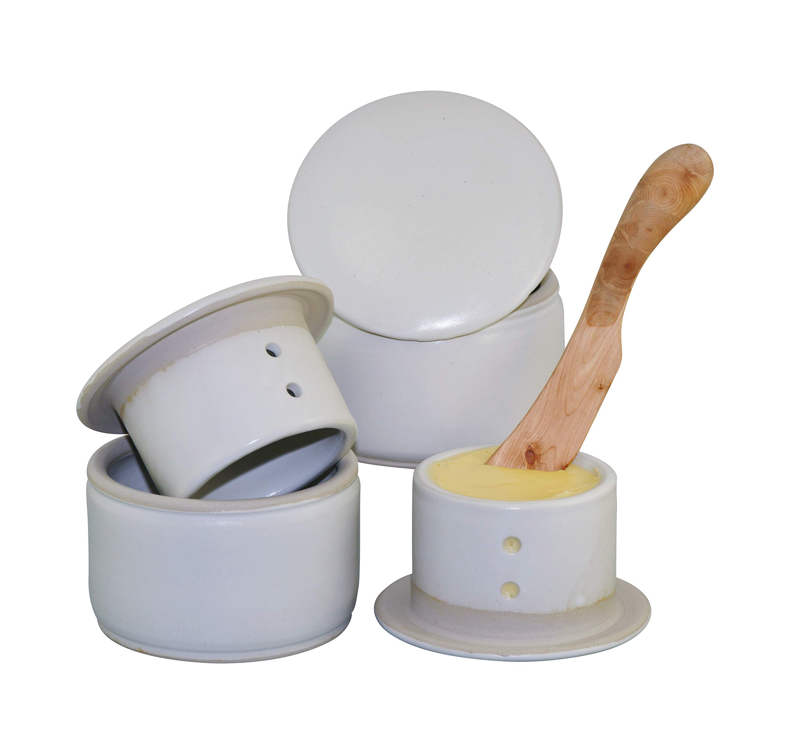 Original Französische Butterdose Aus Keramik – Butter Bleibt Immer Streichfähig, Ohne Kühlschrank!