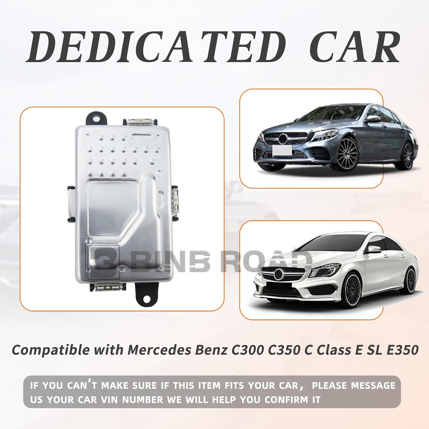 Heater Blower Motor Resistor Compatible with Mercedes Benz C300 C350 C Class E SL E350 (Replaces 2128702110)