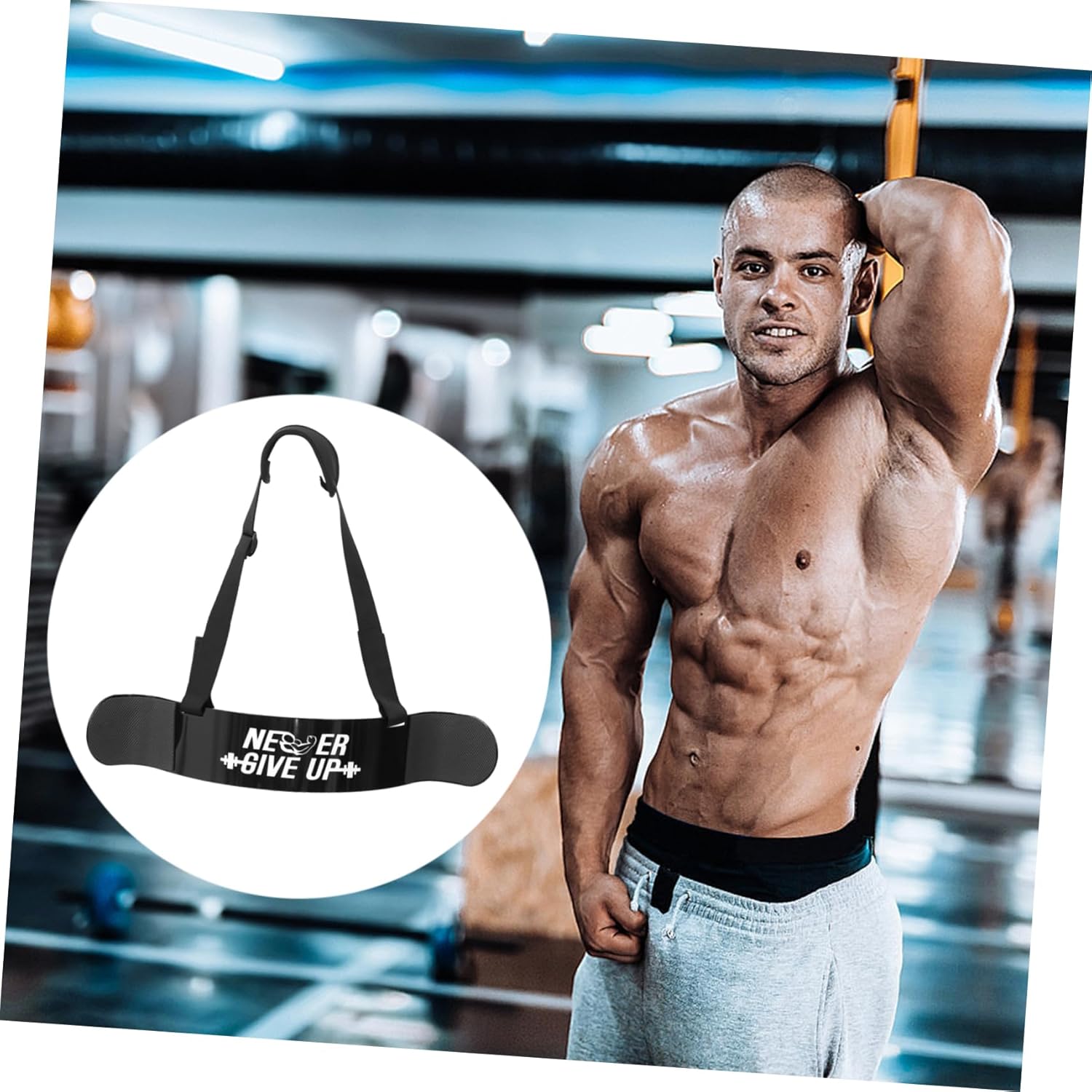 Bicep Training Board for Muscle Building Arm Tool for Bicep Curls for Weight Lifting and Strength Training Home Gym