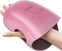 Vista 10 de CINCOM - Masajeador de manos inalámbrico con calor y compresión para artritis y síndrome del túnel carpiano (apto para FSA o HSA), color blanco