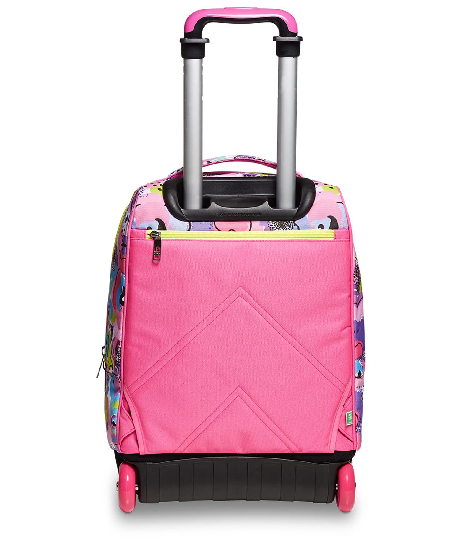 SJ Kids Zaino trolley 2 in 1 con ruote di prima classe per la scuola elementare viaggi e tempo libero ragazze e ragazzi multicolore