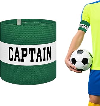 Captain Armbands for Soccer, Unisex Captains Armband Adjustable Football Arm Bands Adults & Youths Elastic Captain Arm Band Team Sports Accessories