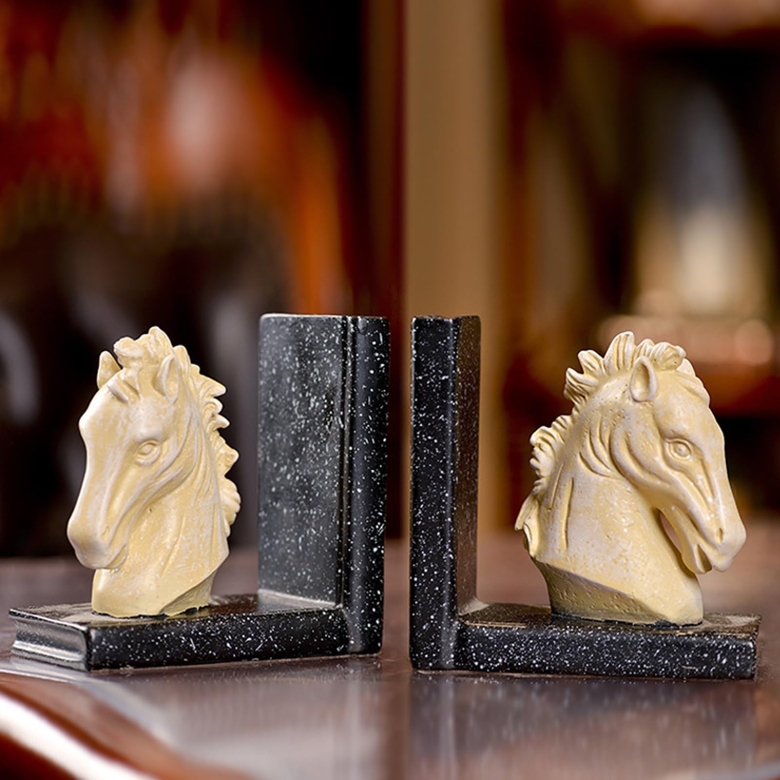 Amazon.com: Whbbbj Horse Bookends, Resin Decorative Bookends