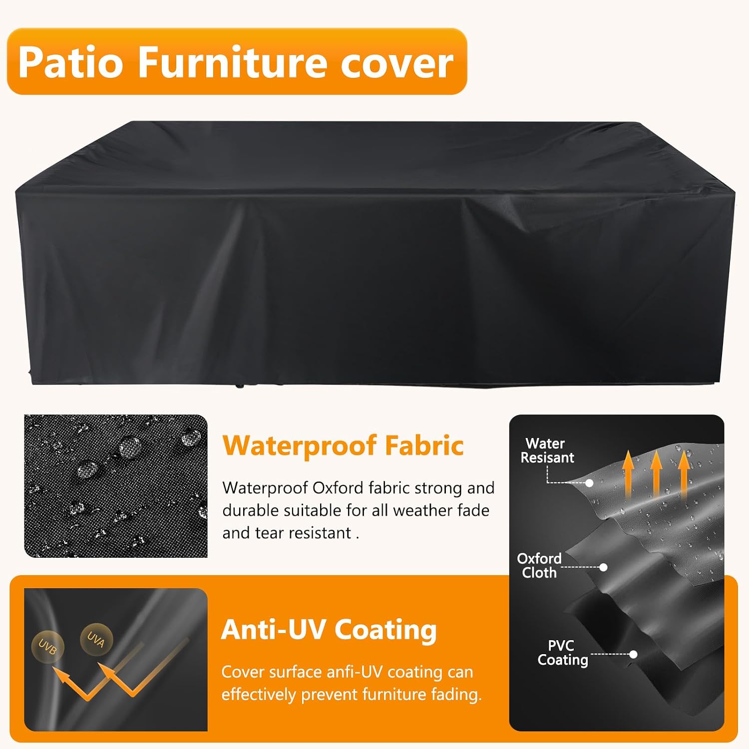 7 Pieces Patio Furniture Set with 44”Fire Pit Table Outdoor Wicker Rattan Conversation Set Include Sofa Cover Patio Sectional Sofa Set for Garden, Backyard, Deck (Red)