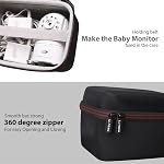 Cas de voyage Baby Monitor pour l'optique infantile DXR-8 PRO/HelloBaby/VTech/VAVA/ANMEATE/Security Baby Monitor - Sac de rangement de protection dure
