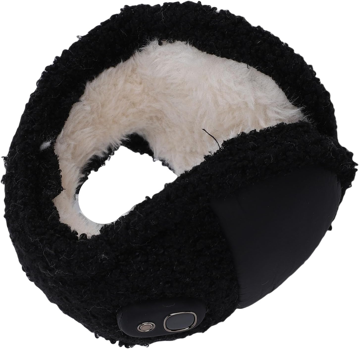 Heated Ear Muff, Foldable Heated Ear Warmer, 3 Temperature Levels Warmers with Heating Design, Ideal for Men, Women, Winter, Hiking, Skiing & Running