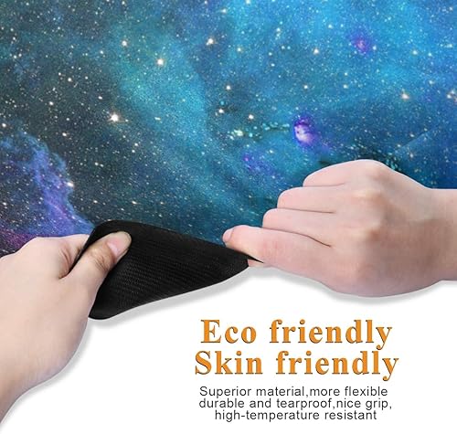 Miniatura 4 de Galaxy Stars - Esterilla de yoga antideslizante gruesa para niños, respetuosa con el medio ambiente, de goma, plegable, para hacer ejercicio