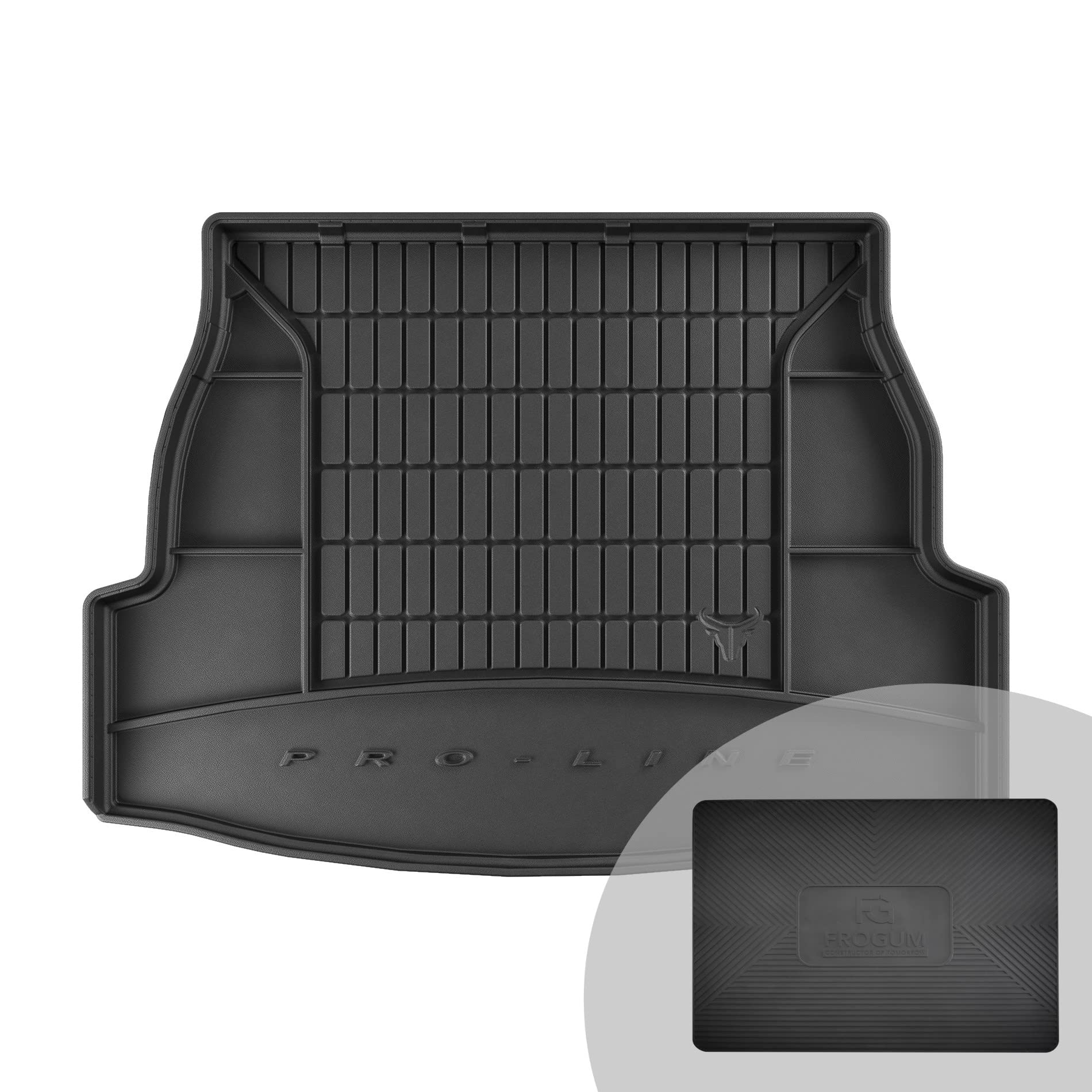 FROGUM ProLine 3D Alfombrilla Maletero Para Suzuki Across (2020+) Y Toyota RAV4 V (2019+) – Bordes Altos + Organizador