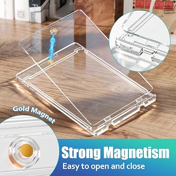 25 Packs 35pt Magnetic Card Holders for Trading Cards Display