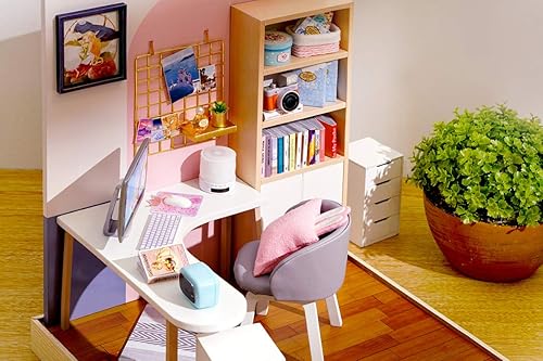 Miniatura 4 de Flever Casa de muñecas Kit de casa de bricolaje en miniatura, habitación creativa con muebles para regalo romántico de arte (mundo de la creatividad)
