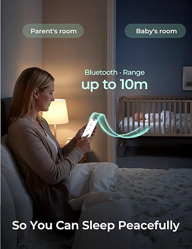 Miniatura 10 de Momcozy Termómetro digital portátil para bebé, termómetro inteligente preciso de grado médico, lecturas instantáneas, monitoreo en tiempo real de