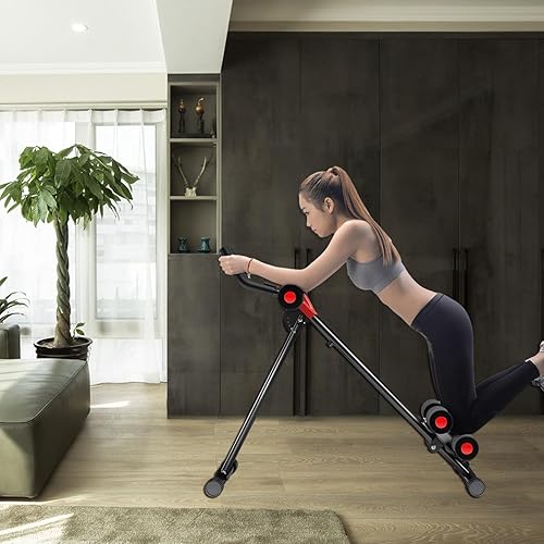 Miniatura 4 de Rueda de rodillo AB, equipo de entrenamiento AB, máquina AB para entrenamiento de cuerpo completo para gimnasio en casa, equipo de ejercicio de