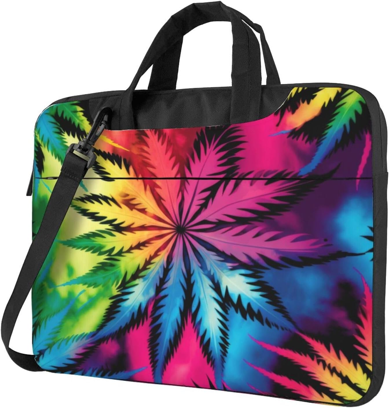 Tie-Dye Colorful Laptop Case, 15.6 inch Laptop Sleeve Durable Computer Carrying Case for Men Women