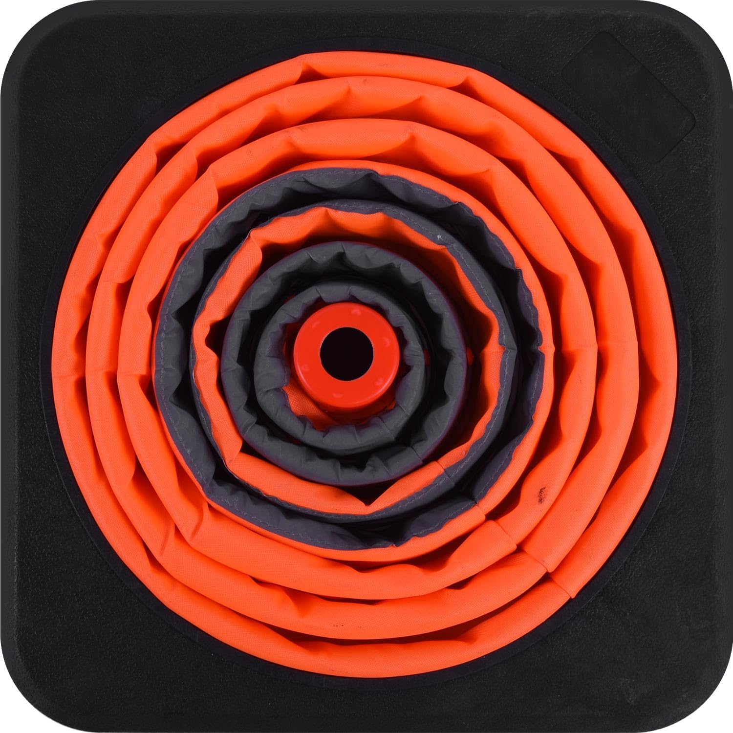 4 Pack 28" Collapsible Traffic Cone - Foldable Safety Cone with Heavy-Duty Base & Reflective Oxford Fabric, Waterproof UV-Resistant for Road Work, Events, Parking Lots & Garage Use