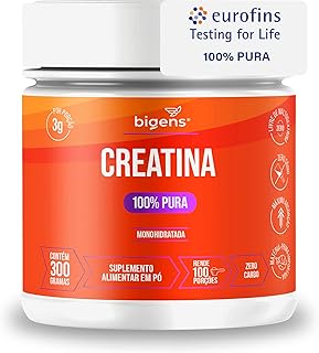 Creatina 100% pura monohidratada sem sabor 300g biogens (300 gramas)