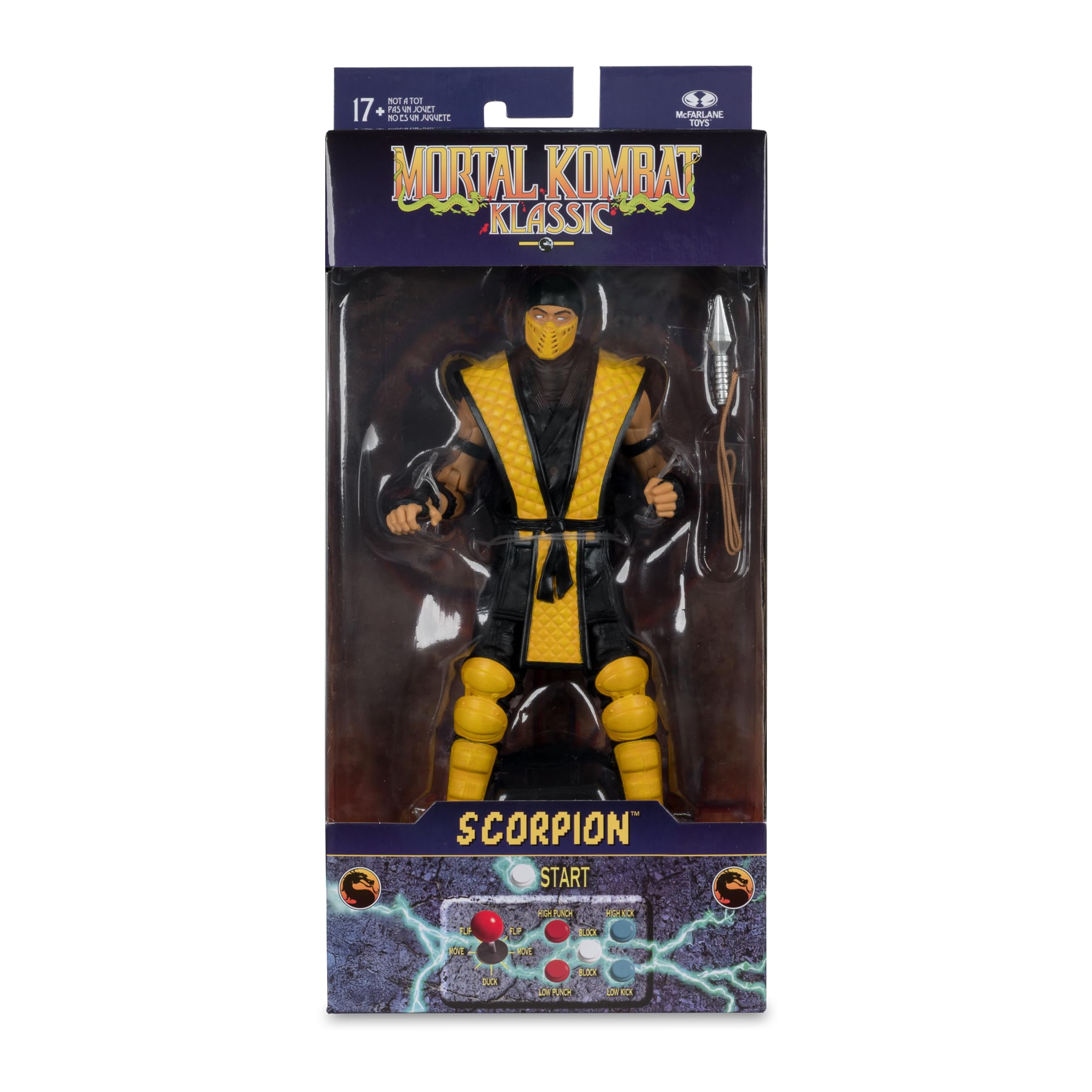 McFarlane Mortal Kombat Klassic Scorpion 7in Action Figure | eBay