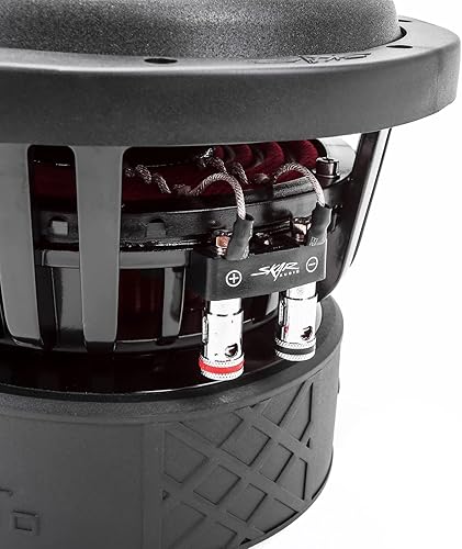 Miniatura 6 de Skar Audio ZVX-D4 D1 - Subwoofer para automóvil de 8 pulgadas, 8 W, potencia máxima dual, 1200 Ohm